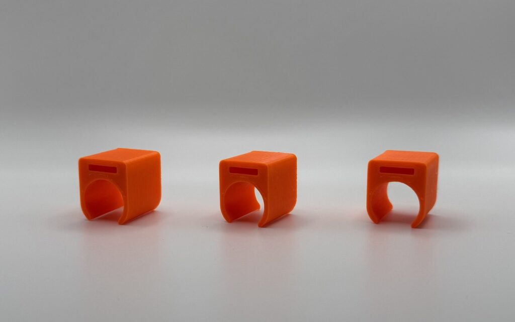 Aerator clip for 1/2” PVC tip down
